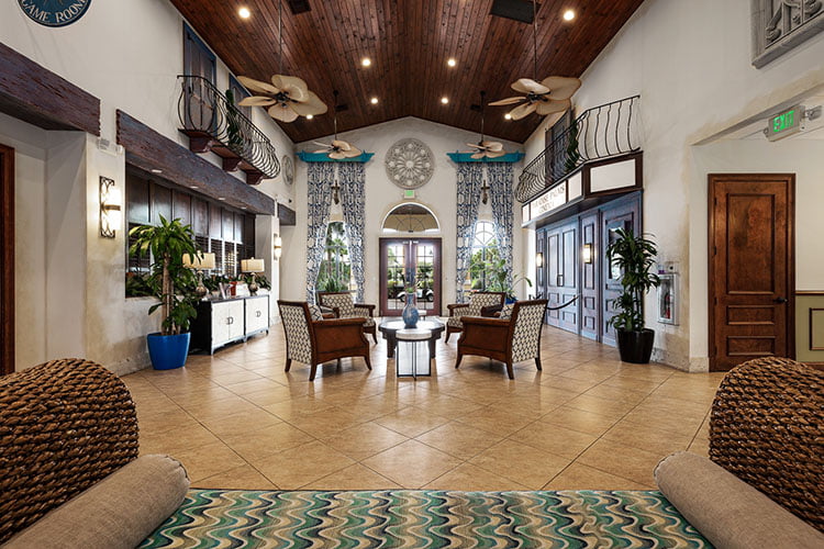 Clubhouse interior