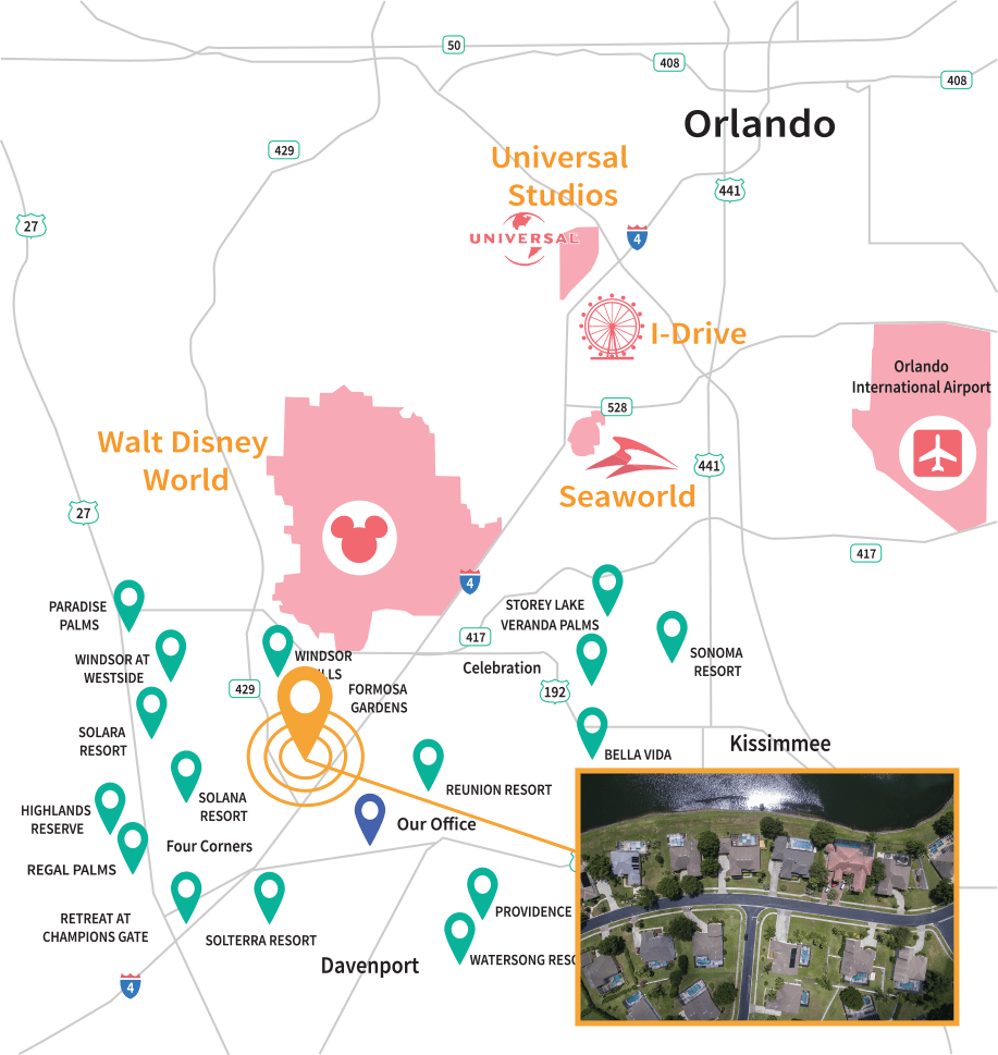 Formosa Gardens Estates Location Map