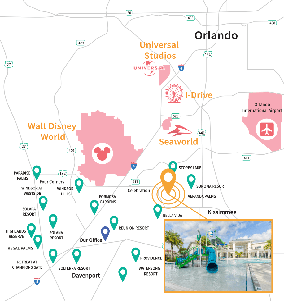 Veranda Palms Location Map